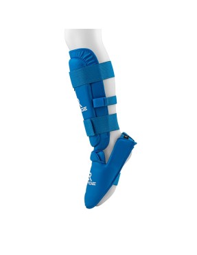 Protège tibia-pied Karaté GERI Bleu