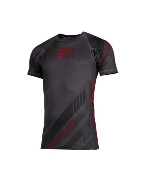 Rashguard NEOSTRIPE Gris-Rouge