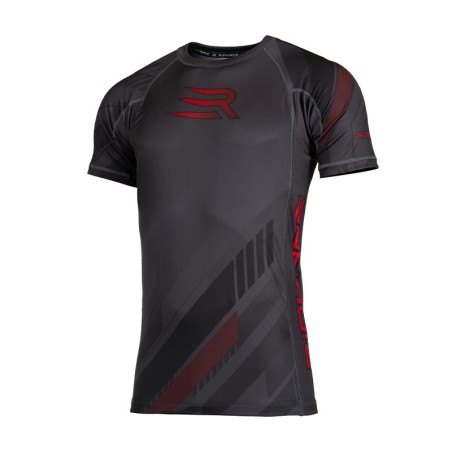 Rashguard NEOSTRIPE Gris-Rouge