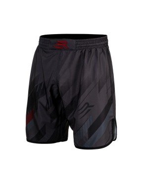 Short MMA NEOSTRIPE Gris-Rouge