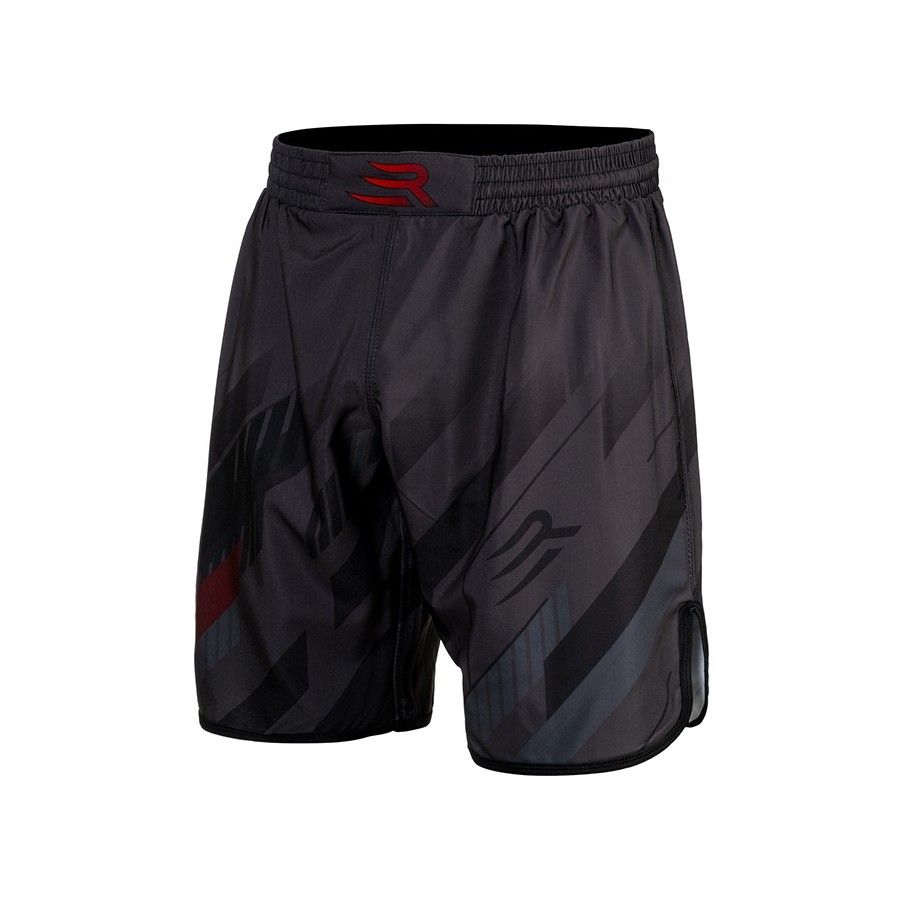 Short MMA NEOSTRIPE Gris-Rouge