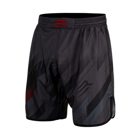 Short MMA NEOSTRIPE Gris-Rouge