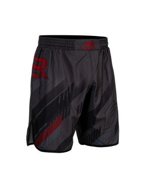 Short MMA NEOSTRIPE Gris-Rouge