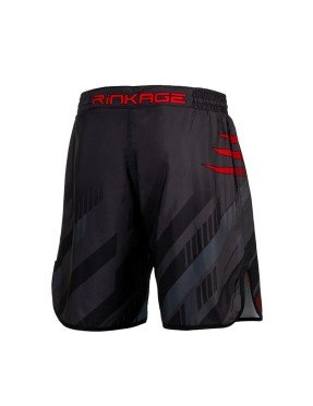 Short MMA NEOSTRIPE Gris-Rouge