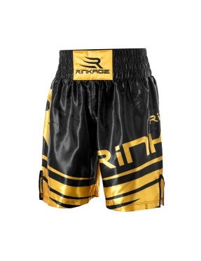 Short de boxe HECTOR Noir-Or