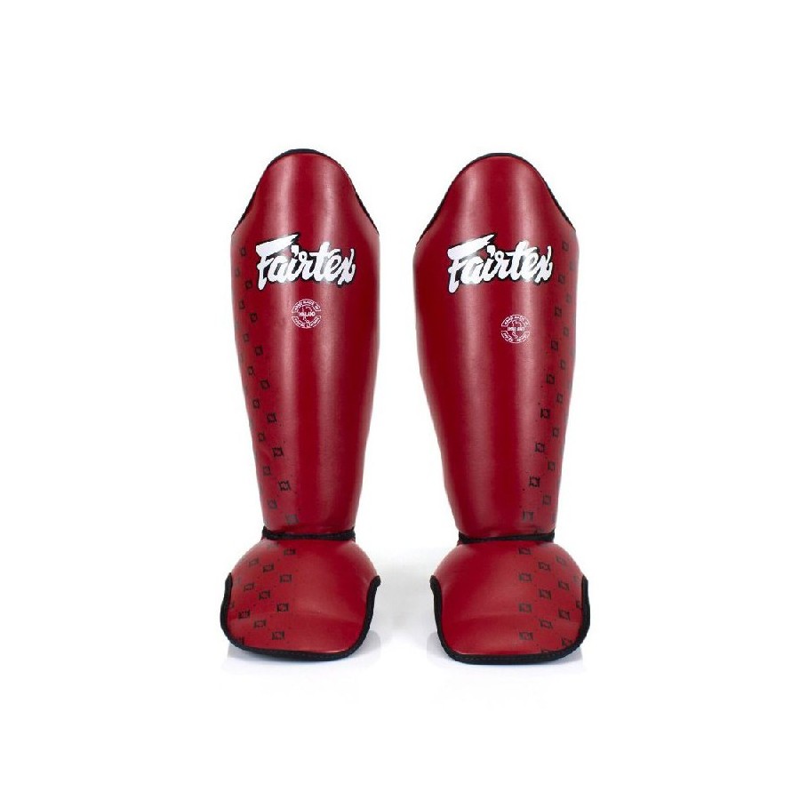 Protège tibia-pied FAIRTEX Rouge