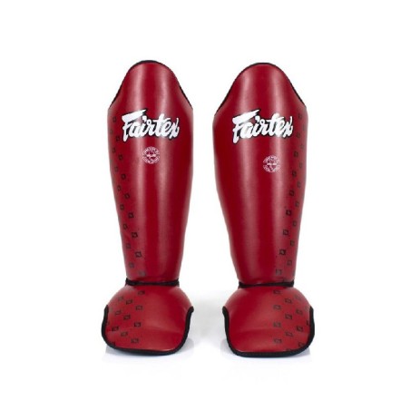 Protège tibia-pied FAIRTEX Rouge