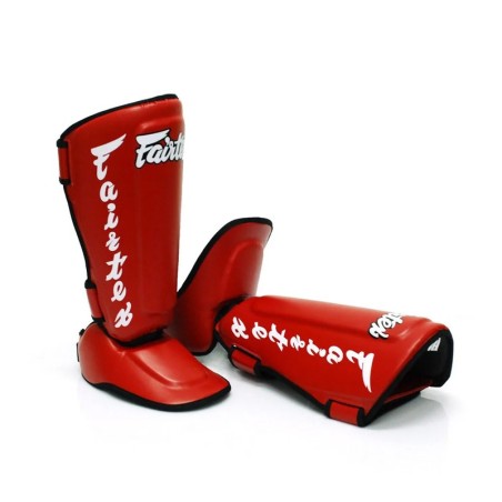 Protège tibia-pied FAIRTEX Rouge