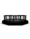 Cage MMA compétition IMMAF/FMMAF avec sidewalk